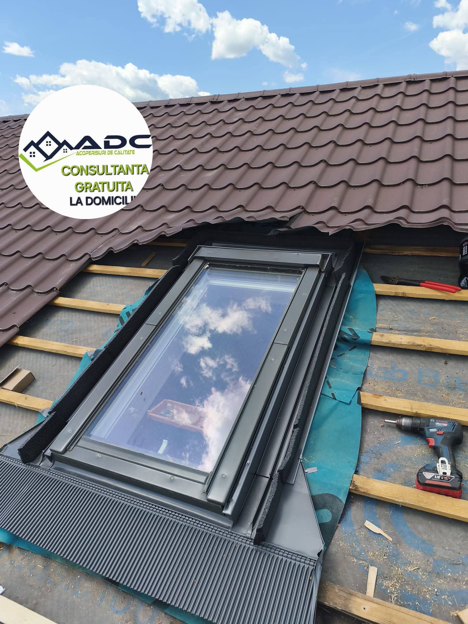 Montaj fereastra de mansarda Velux